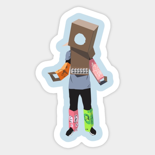Recycling Show "Recyletron 5000" shirt Sticker by jonsolomon